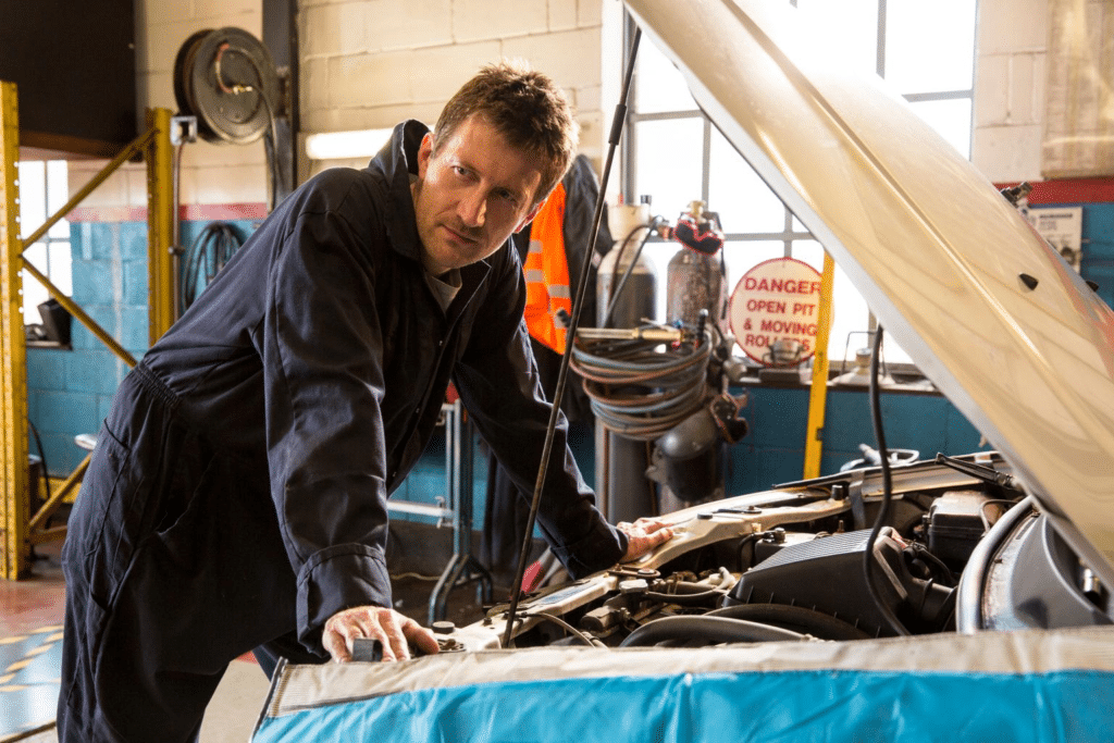 Mark Bazeley stars as Jim Atwood in Broadchurch series 3 episode 4