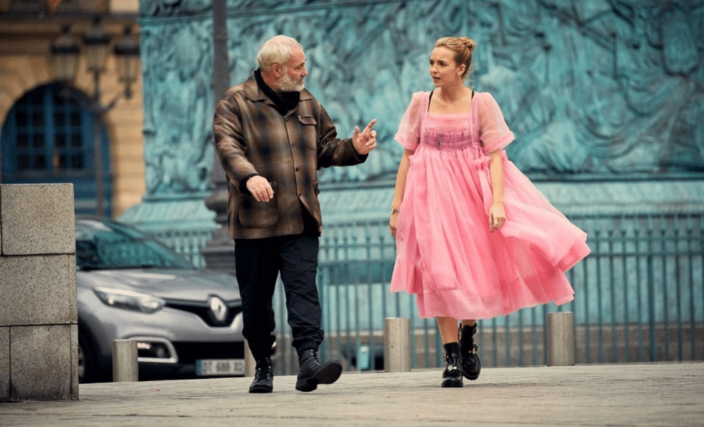 Jodie Comer and Kim Bodnia star as Villanelle and Konstantin in BBC's Killing Eve episode 2