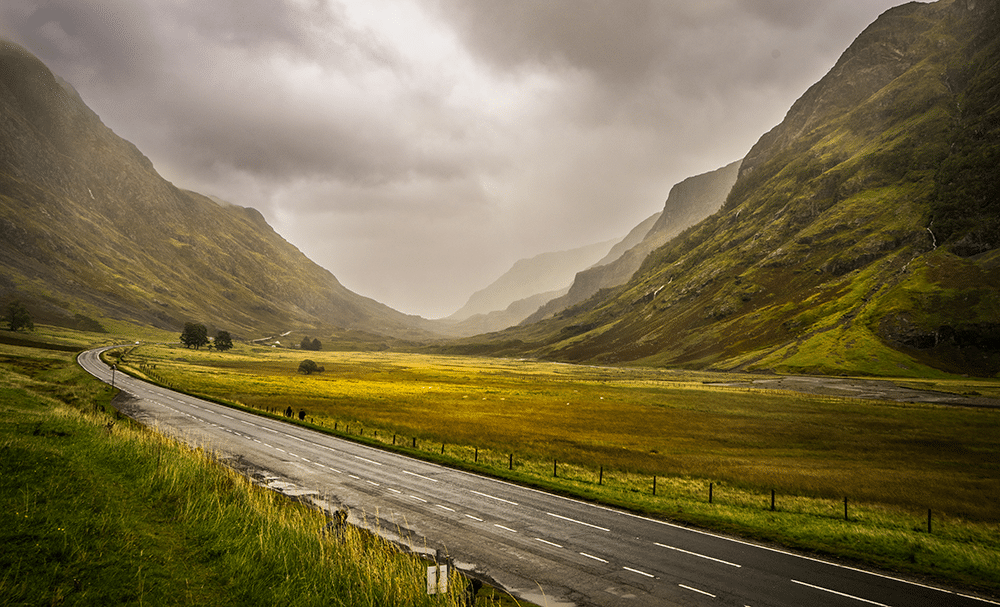 The Highlands, just one location that features in our pick of the best crime books set in Scotland by both Scottish crime writers and those from further afield