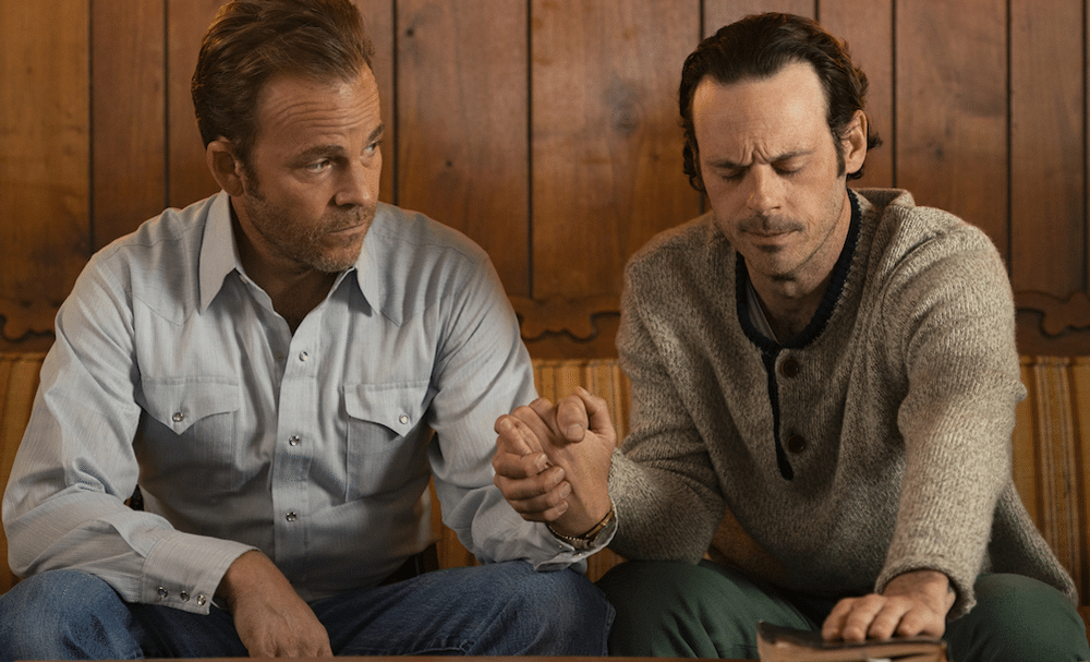 Stephen Dorff and Scoot McNairy star as Roland West and Tom Purcell in True Detective series 3 episode 3