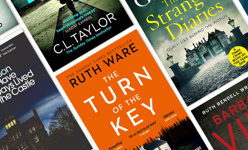 A selection of the best comfort reads, including The Turn of the Key, We Have Always Lived in the Castle and The Stranger Diaries, as chosen by some top crime authors