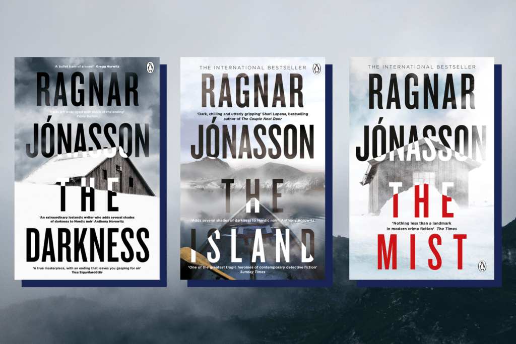 Ragnar Jonasson's Hidden Iceland books: The Darkness, The Island and The Mist