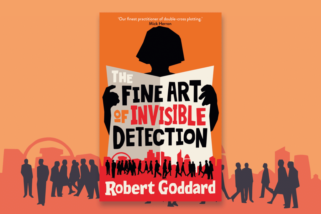 Book cover of The Fine Art of Invisible Detection, the first book to star Umiko Wada, by Robert Goddard