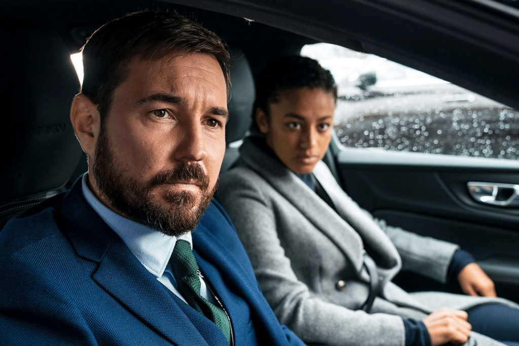 Martin Compston and Shalom Brune-Franklin star as Steve Arnott and Chloe Bishop in Line of Duty series 6 episode 3