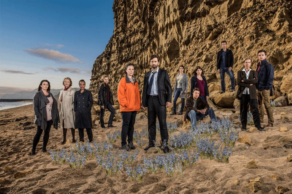 The cast of Broadchurch series 2 episode 1