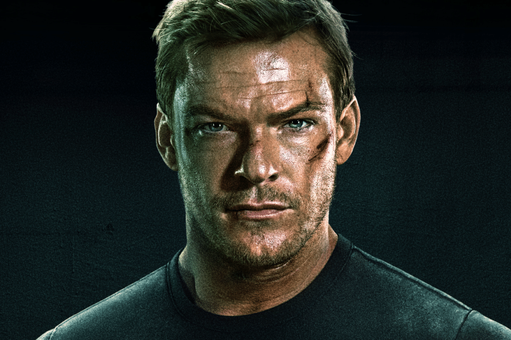 Photo of Alan Ritchson as Jack Reacher in Amazon Prime's Reacher series 2 based on the bestselling books by Lee Child