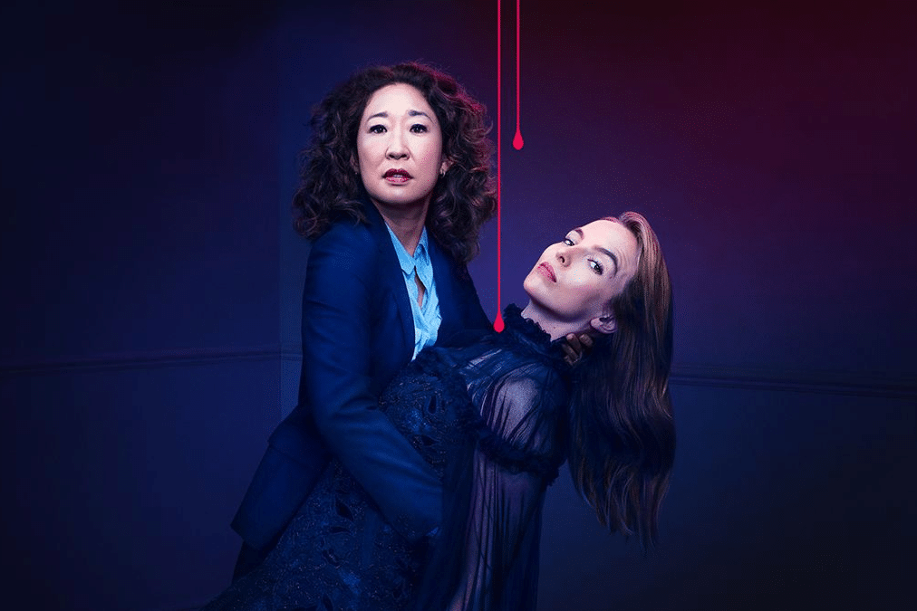 Sandra Oh and Jodie Comer star as Eve and Villanelle in BBC One's Killing Eve