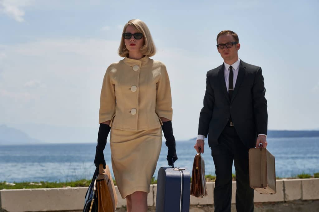 Lucy Boynton and Joe Cole star in The Ipcress File episode 4