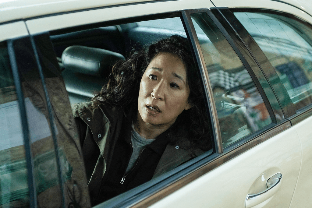 Sandra Oh stars as Eve in Killing Eve series 4 episode 6