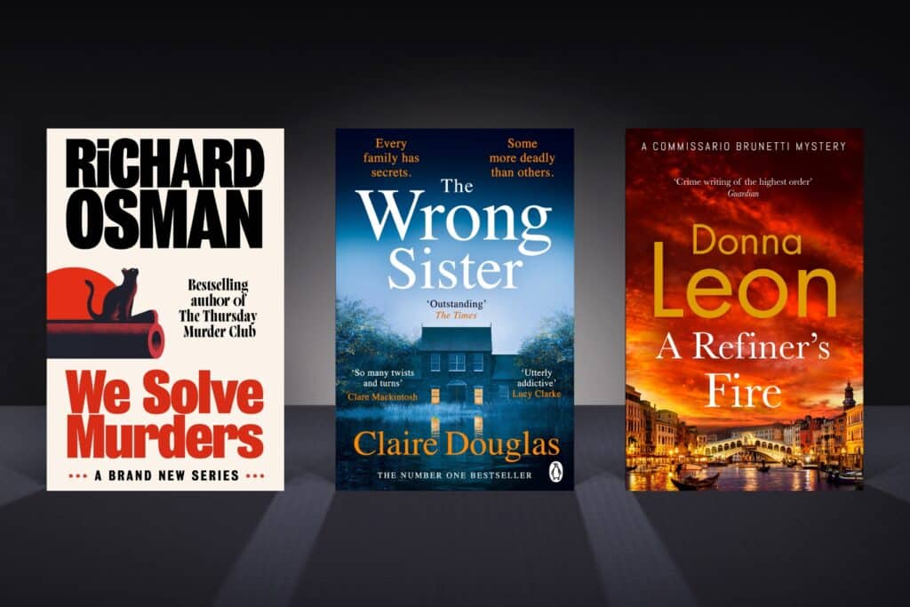 Best crime books of 2024, including We Solve Murders, The Wrong Sister and A Refiner's Fire.