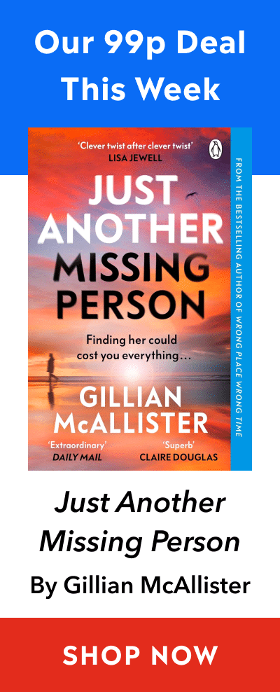 Advert for Just Another Missing Person by Gillian McAllister for 99p in eBook