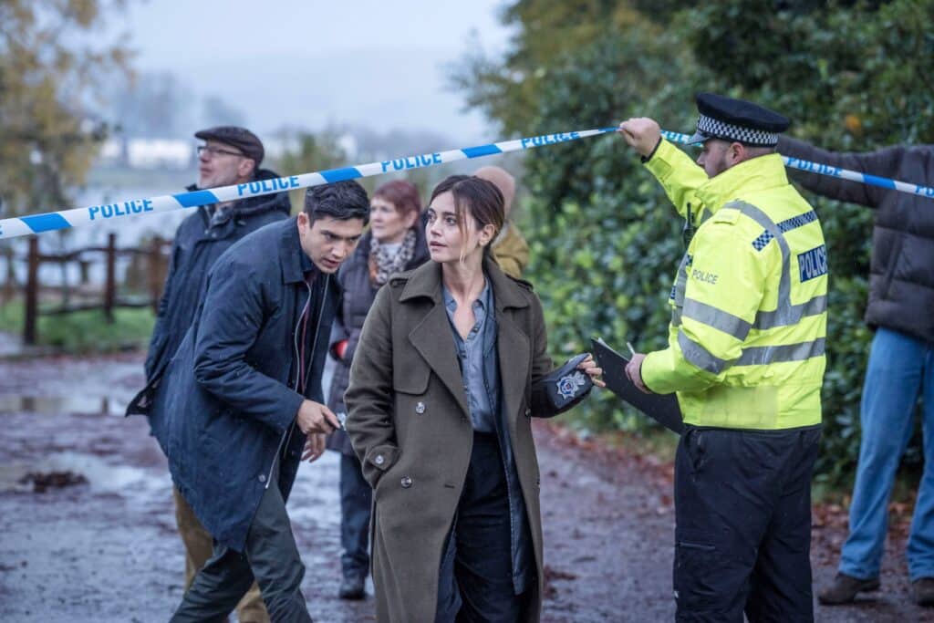 Jenna Coleman in BBC's The Jetty