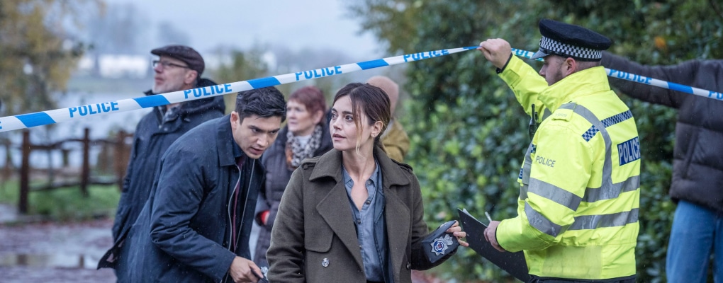 Jenna Coleman in BBC's The Jetty. Credit: Firebird Pictures/Ben Blackall