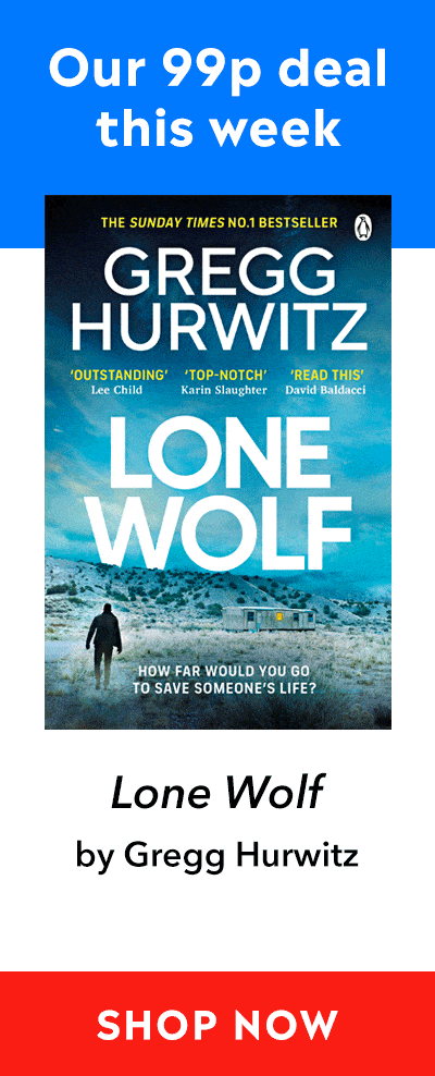 Advert for our 99p eBook deal of the week - Lone Wolf by Gregg Hurwitz. Click here for more information.