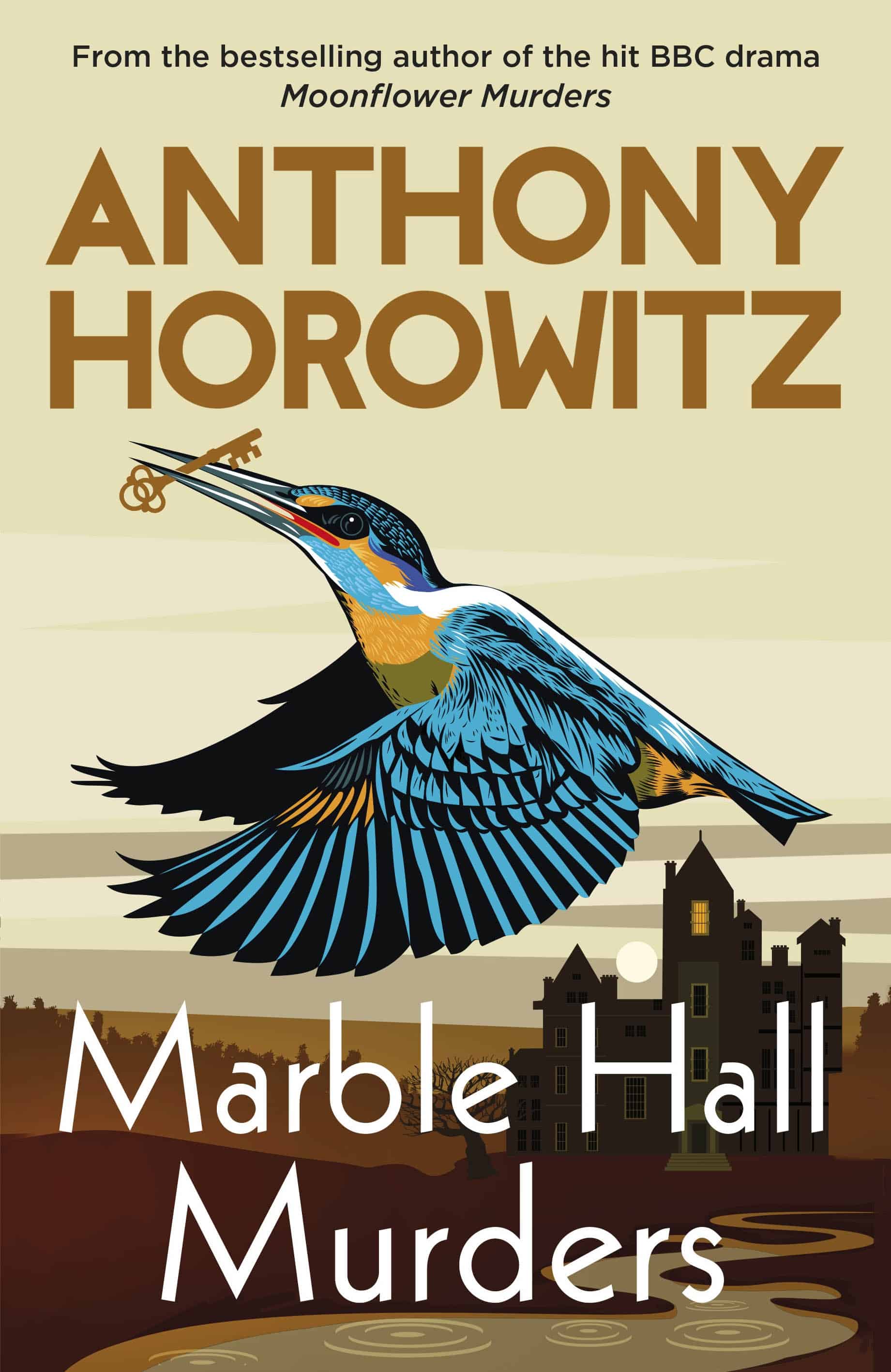 Book cover of Marble Hall Murders by Anthony Horowitz, book 3 in the Susan Ryeland series