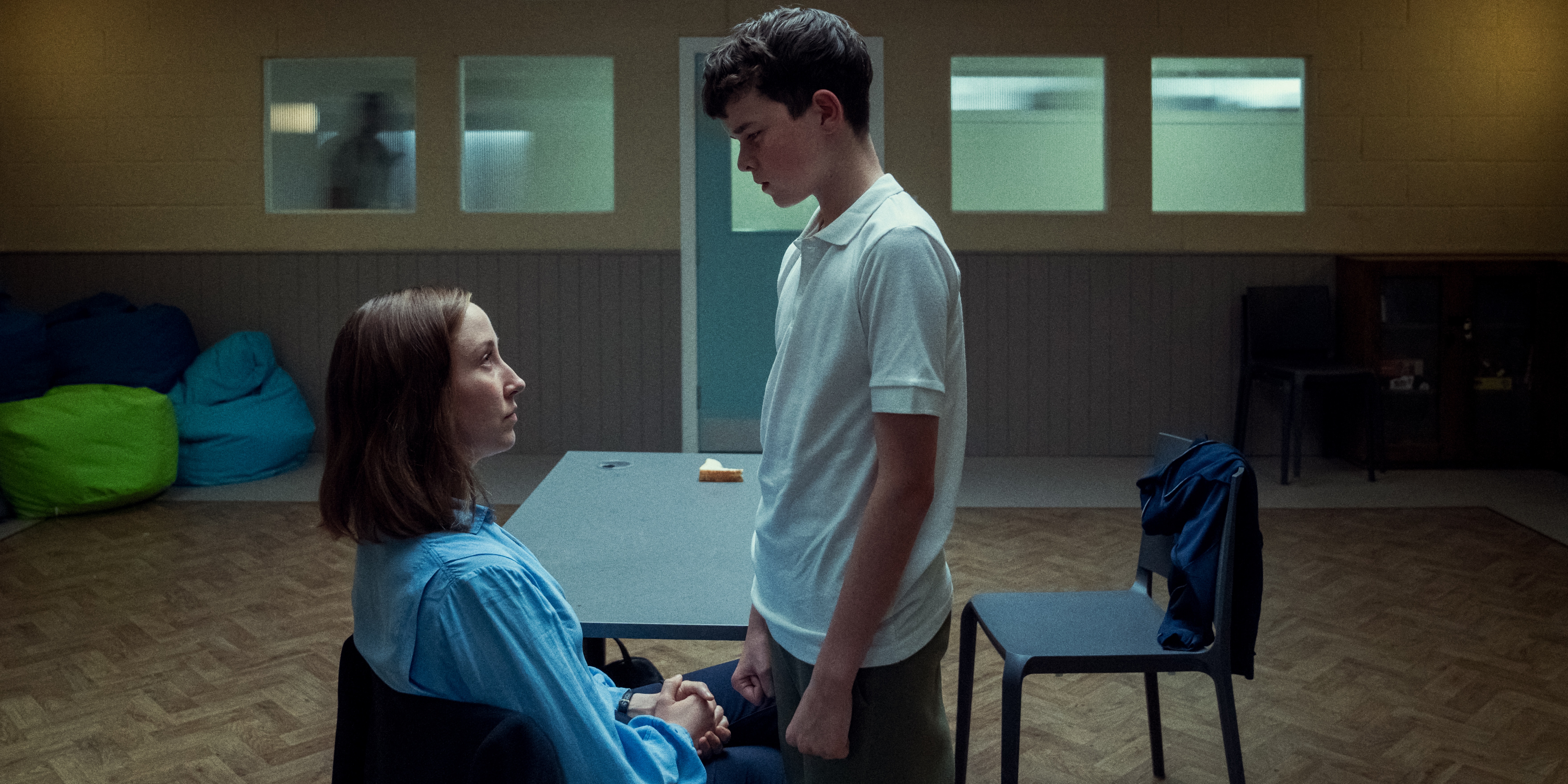 Erin Doherty and Owen Cooper in Adolescence. Image credit: Ben Blackall/Netflix.