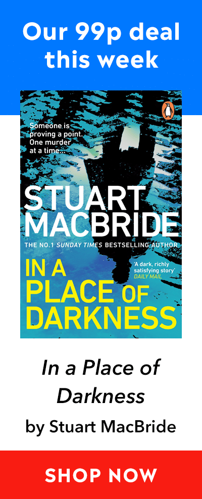 Advert for our 99p eBook deal of the week - In a Place of Darkness by Stuart MacBride. Click here for more information.